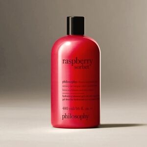 16oz PHILOSOPHY shower gel RASPBERRY brand new SMELLS WONDERFUL !!!